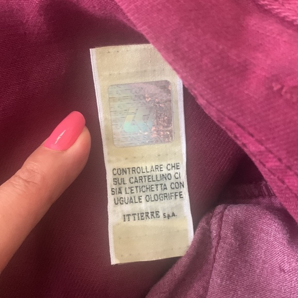 NWT Versace Jeans in Raspberry/Burgundy, Sz 34/48 (M) - Picture 11 of 12